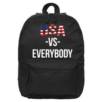 USA Vs Everybody 16 in Basic Backpack