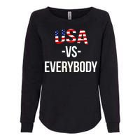 USA Vs Everybody Womens California Wash Sweatshirt