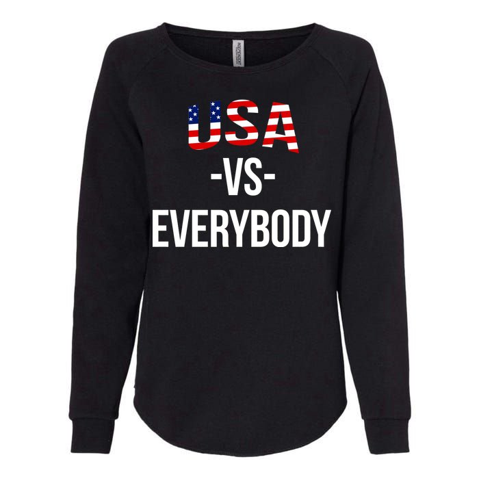 USA Vs Everybody Womens California Wash Sweatshirt