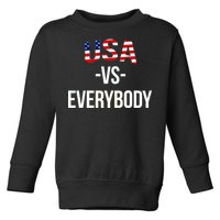 USA Vs Everybody Toddler Sweatshirt