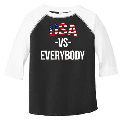 USA Vs Everybody Toddler Fine Jersey T-Shirt