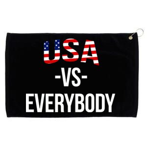 USA Vs Everybody Grommeted Golf Towel