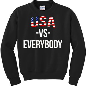 USA Vs Everybody Kids Sweatshirt