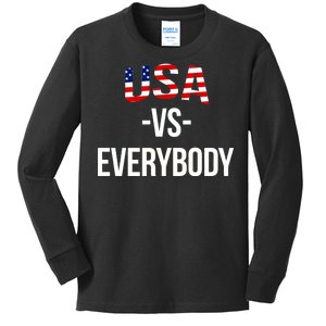 USA Vs Everybody Kids Long Sleeve Shirt