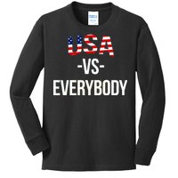 USA Vs Everybody Kids Long Sleeve Shirt