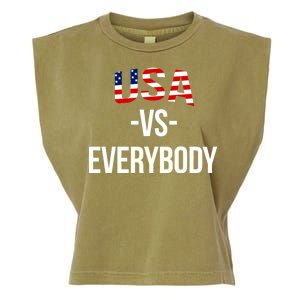 USA Vs Everybody Garment-Dyed Women's Muscle Tee