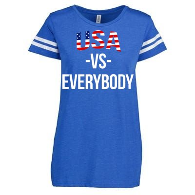 USA Vs Everybody Enza Ladies Jersey Football T-Shirt