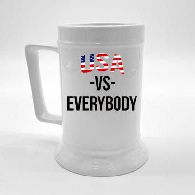 USA Vs Everybody Beer Stein