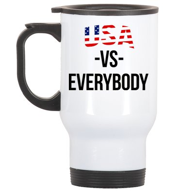 USA Vs Everybody Stainless Steel Travel Mug