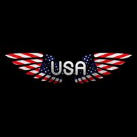USA Wing Crest Logo City Backpack