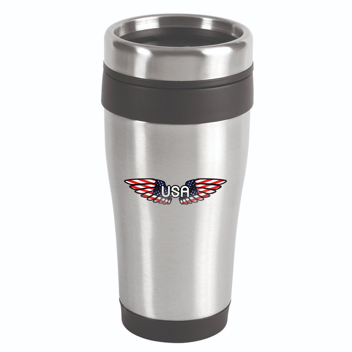 USA Wing Crest Logo 16oz Travel Tumbler
