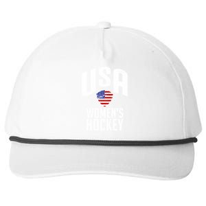 USA Women's Hockey Winter Sports Games Snapback Five-Panel Rope Hat