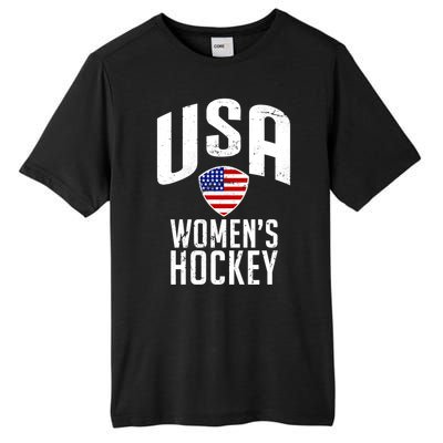 USA Women's Hockey Winter Sports Games Tall Fusion ChromaSoft Performance T-Shirt