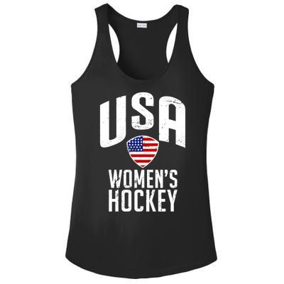 USA Women's Hockey Winter Sports Games Ladies PosiCharge Competitor Racerback Tank