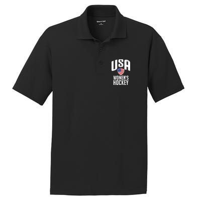 USA Women's Hockey Winter Sports Games PosiCharge RacerMesh Polo