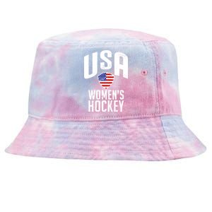 USA Women's Hockey Winter Sports Games Tie-Dyed Bucket Hat