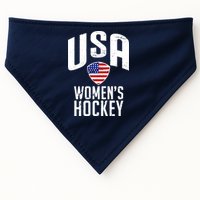 USA Women's Hockey Winter Sports Games USA-Made Doggie Bandana