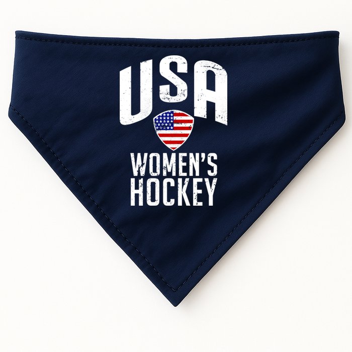 USA Women's Hockey Winter Sports Games USA-Made Doggie Bandana