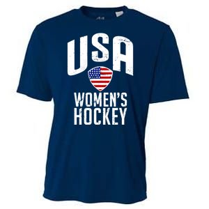 USA Women's Hockey Winter Sports Games Cooling Performance Crew T-Shirt