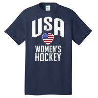 USA Women's Hockey Winter Sports Games Tall T-Shirt