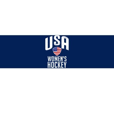 USA Women's Hockey Winter Sports Games Bumper Sticker