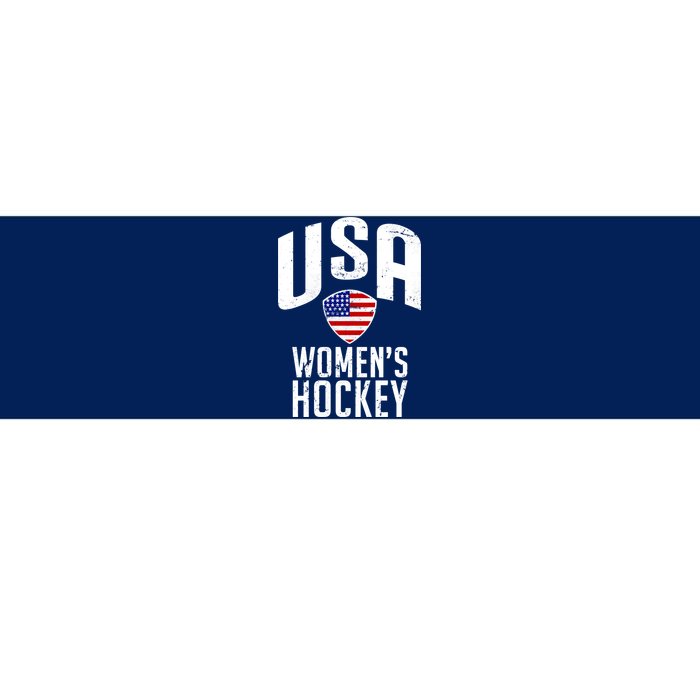 USA Women's Hockey Winter Sports Games Bumper Sticker