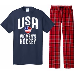 USA Women's Hockey Winter Sports Games Pajama Set