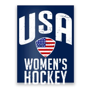 USA Women's Hockey Winter Sports Games Poster