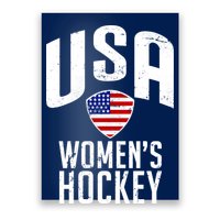 USA Women's Hockey Winter Sports Games Poster