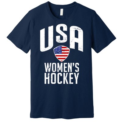 USA Women's Hockey Winter Sports Games Premium T-Shirt