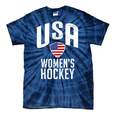 USA Women's Hockey Winter Sports Games Tie-Dye T-Shirt