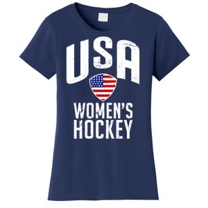 USA Women's Hockey Winter Sports Games Women's T-Shirt