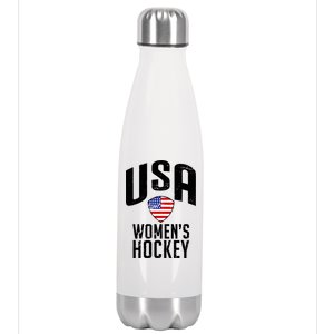 USA Women's Hockey Winter Sports Games Stainless Steel Insulated Water Bottle