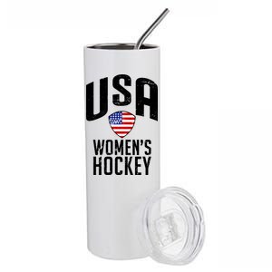 USA Women's Hockey Winter Sports Games Stainless Steel Tumbler