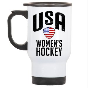 USA Women's Hockey Winter Sports Games Stainless Steel Travel Mug