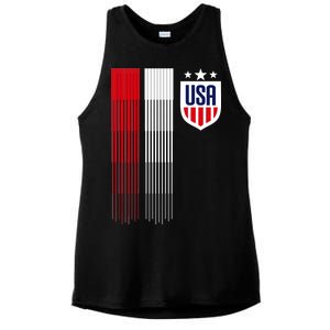 USA Women's Soccer Ladies PosiCharge Tri-Blend Wicking Tank