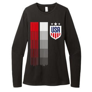 USA Women's Soccer Womens CVC Long Sleeve Shirt