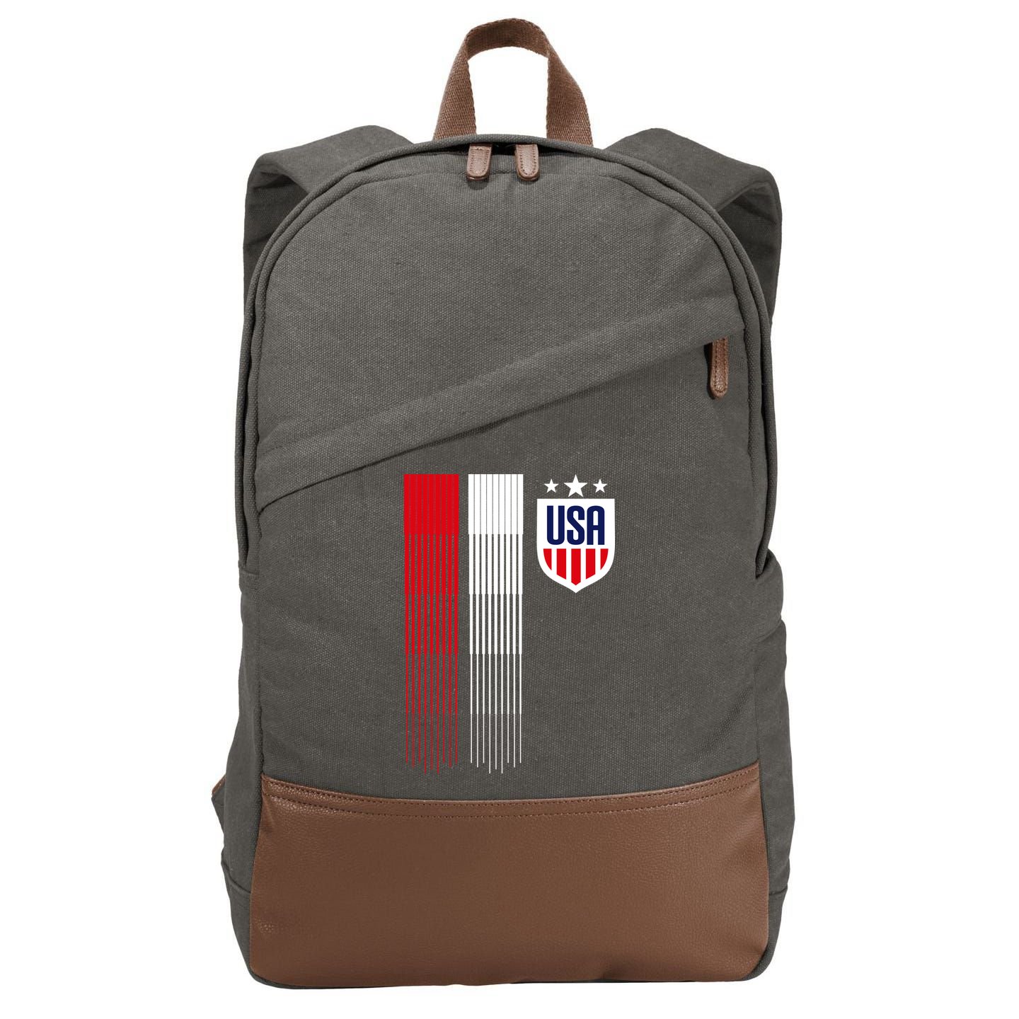 USA Women's Soccer Cotton Canvas Backpack