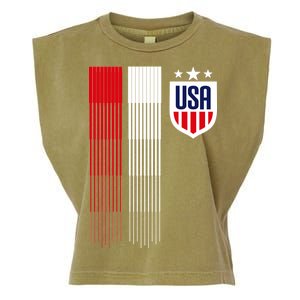 USA Women's Soccer Garment-Dyed Women's Muscle Tee