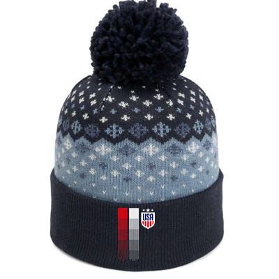 USA Women's Soccer The Baniff Cuffed Pom Beanie