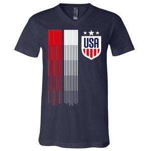 USA Women's Soccer V-Neck T-Shirt