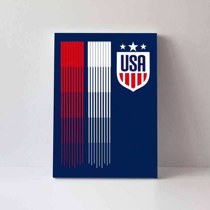 USA Women's Soccer Canvas