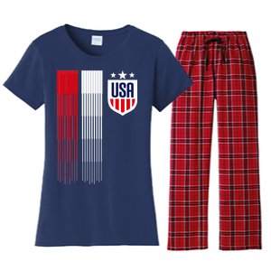 USA Women's Soccer Women's Flannel Pajama Set