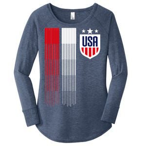 USA Women's Soccer Women's Perfect Tri Tunic Long Sleeve Shirt