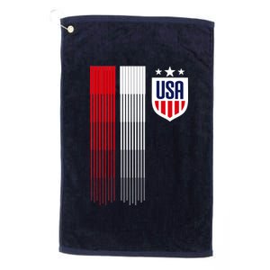 USA Women's Soccer Platinum Collection Golf Towel