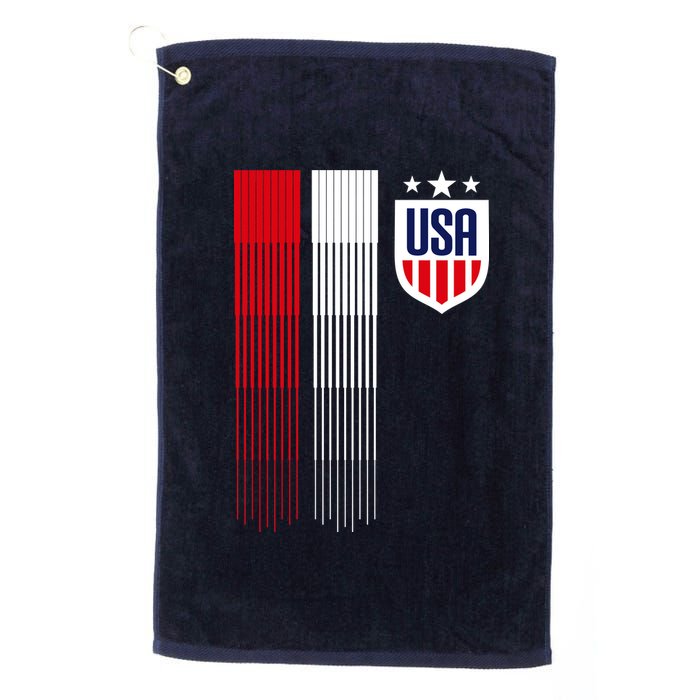 USA Women's Soccer Platinum Collection Golf Towel