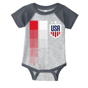 USA Women's Soccer Infant Baby Jersey Bodysuit