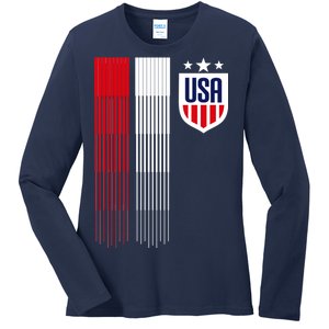 USA Women's Soccer Ladies Long Sleeve Shirt