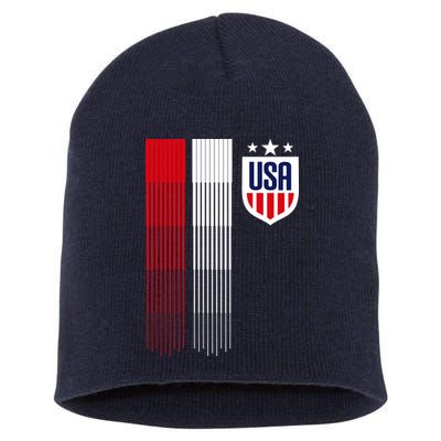 USA Women's Soccer Short Acrylic Beanie