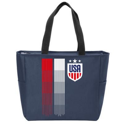 USA Women's Soccer Zip Tote Bag